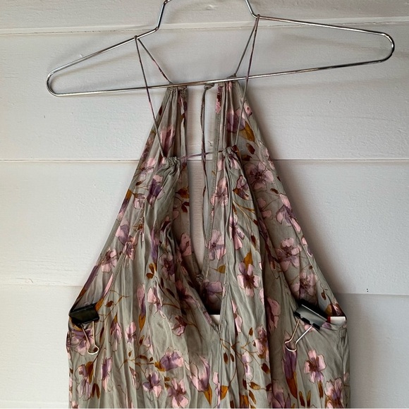 Intimately Free People Floral Boho Halter Dress with Adjustable Straps - Picture 7 of 12